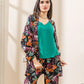 Kimono PJ Half Sleeve Top