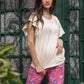 Off-White Top and Pants Pajama