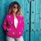 Bomber Jacket - Fuchsia