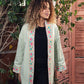 Women Wool Coat  Mint Green