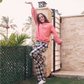 Puff Sleeve PJ Set - Dark Simon