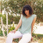 Padded Shoulder Top