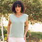 Padded Shoulder Top
