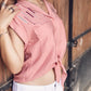 Cashmere Tie Buttoned Embroidered Shirt