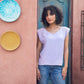 Padded Shoulder Top