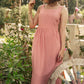 Cashmere Sleeveless Embroidered Sundress