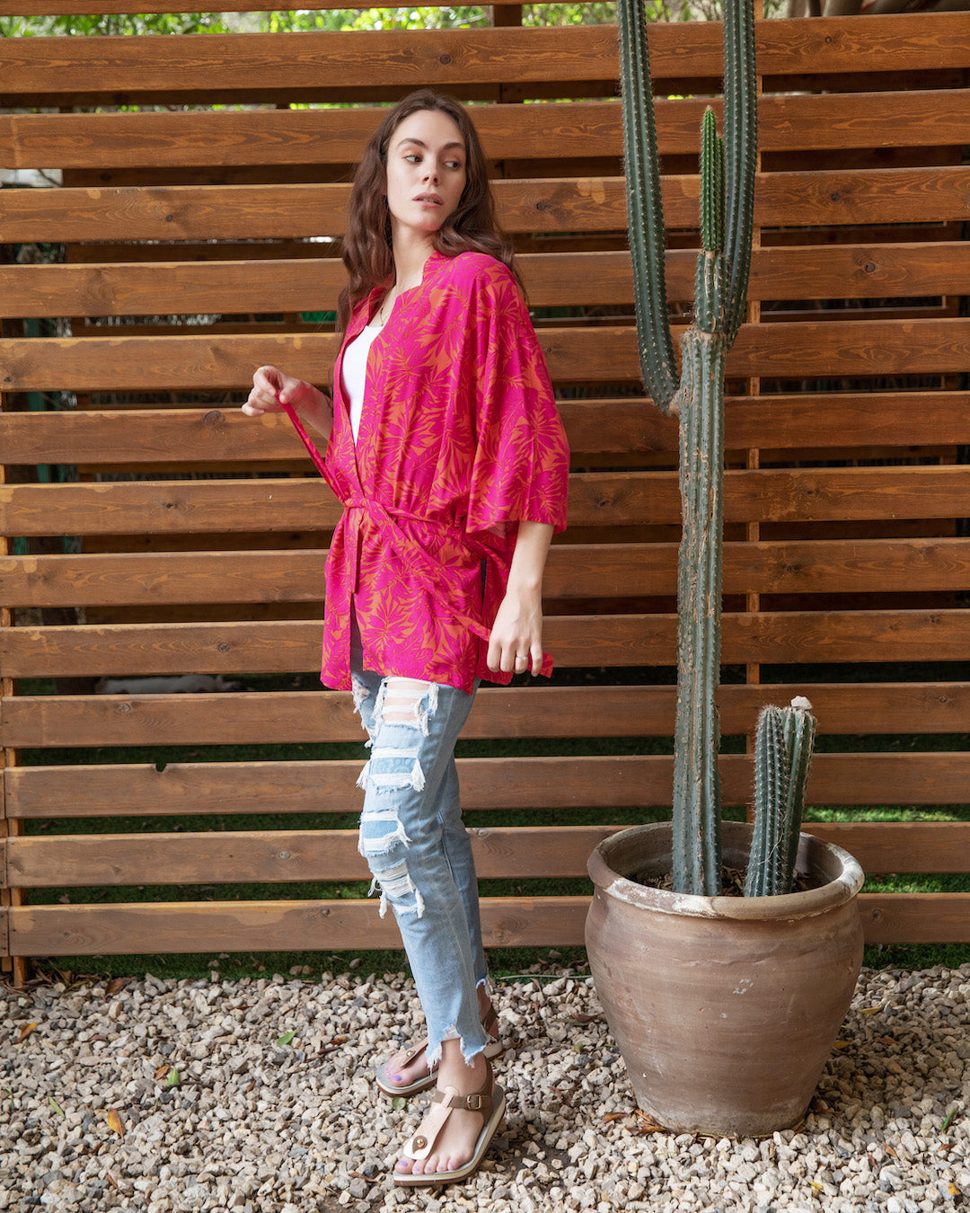 Kimono - Fuchsia - Callista