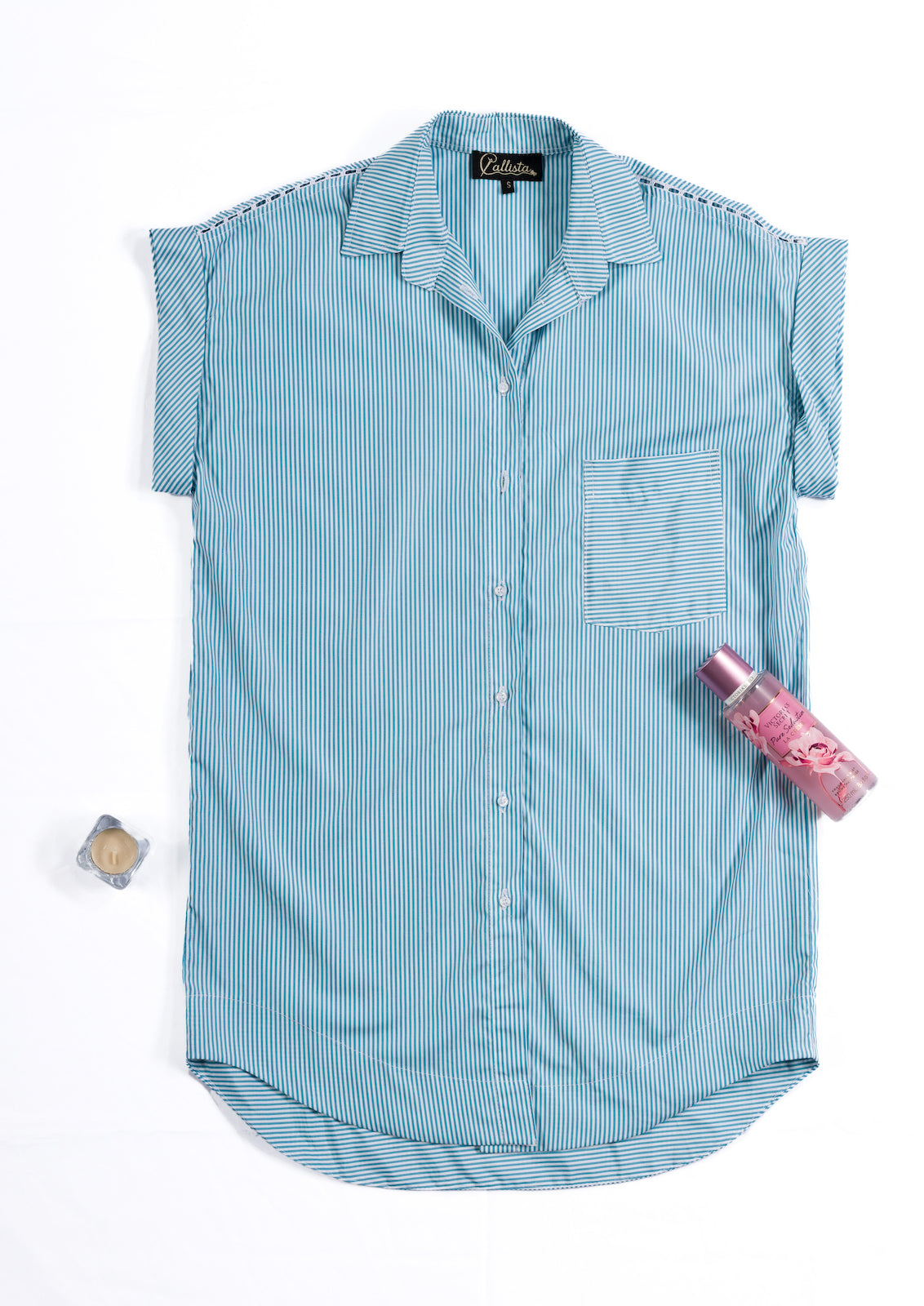 Buttoned Nightshirt - Green