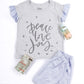 Ruffles Pyjama - Grey
