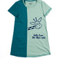 Half Sleeve Night Shirt - Turquoise