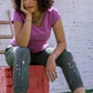 OliveEmbellishedwomenpantalon