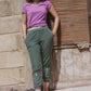 OliveEmbellishedwomenpantalon