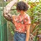 Printed Top - Orange