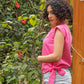 Tie Side Top - Fuchsia