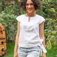Tie Side Top - Off White