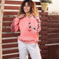 Women Winter Pajama Set - Blush Pink